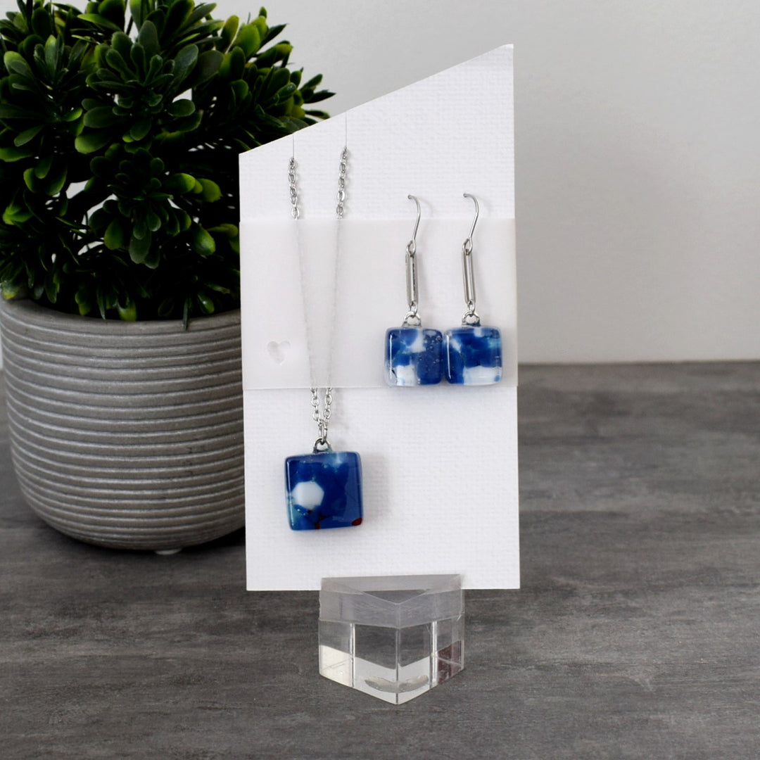 Boucles d'oreilles et pendentif