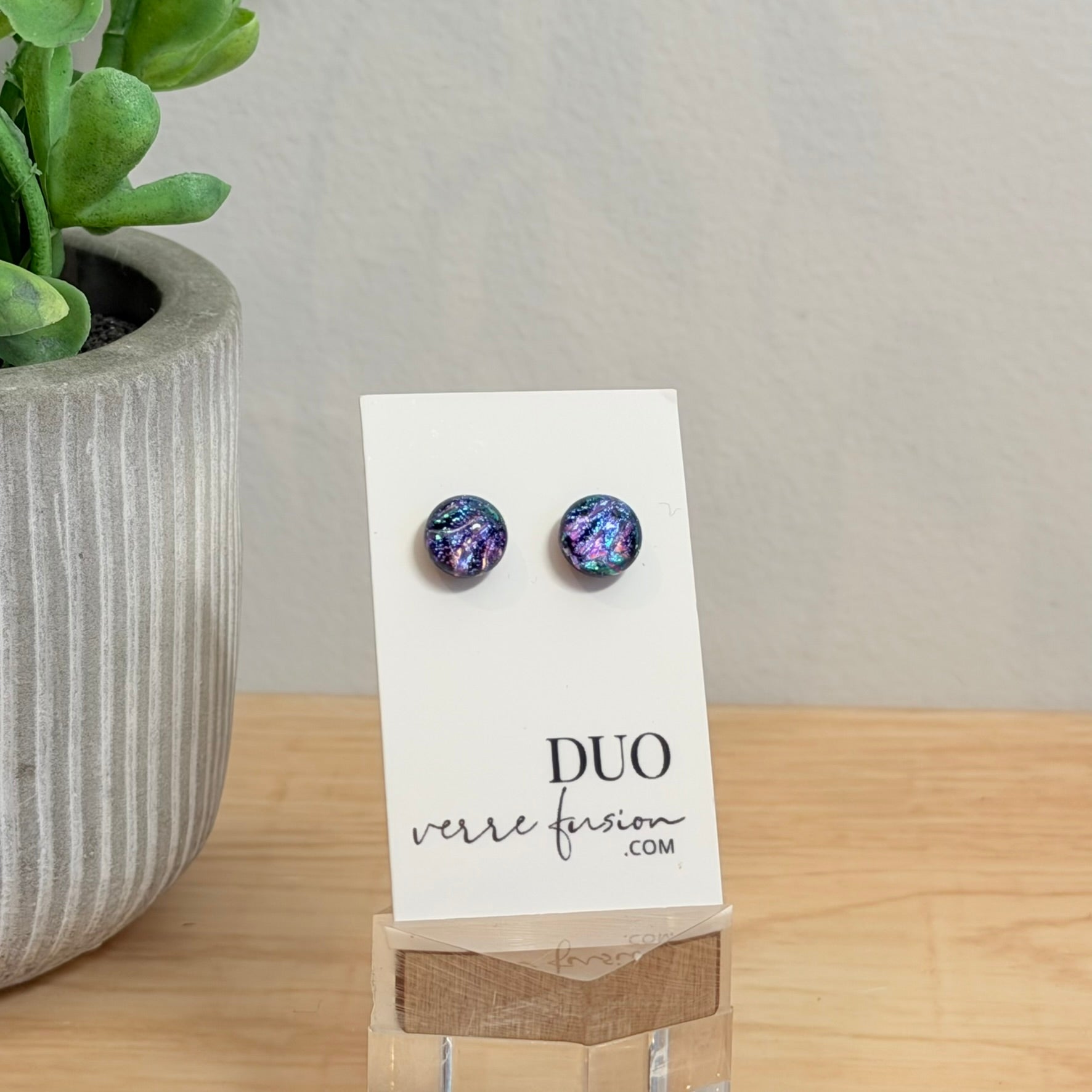 Boucles d'oreilles sur tige