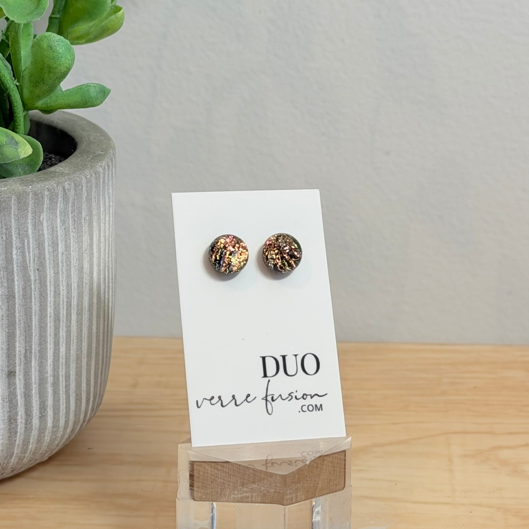 #34 Boucles d'oreilles sur tige