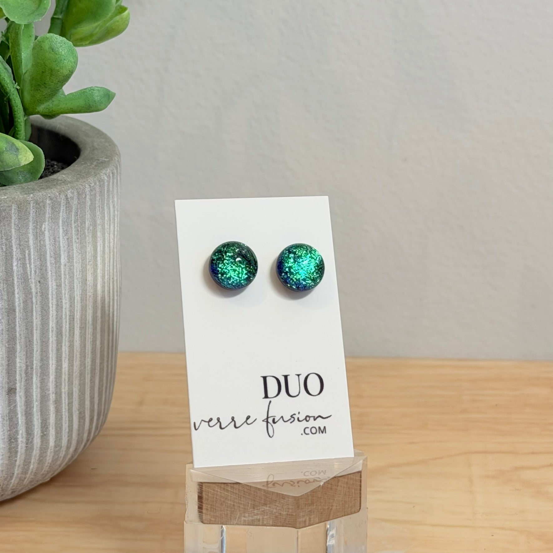 #39 Boucles d'oreilles sur tige