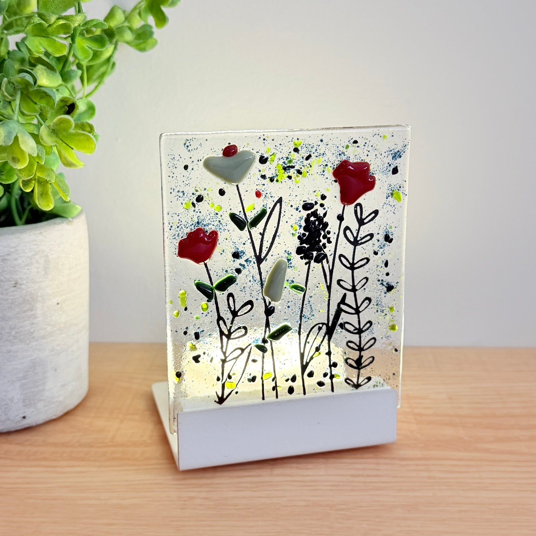 14. Veilleuse florale