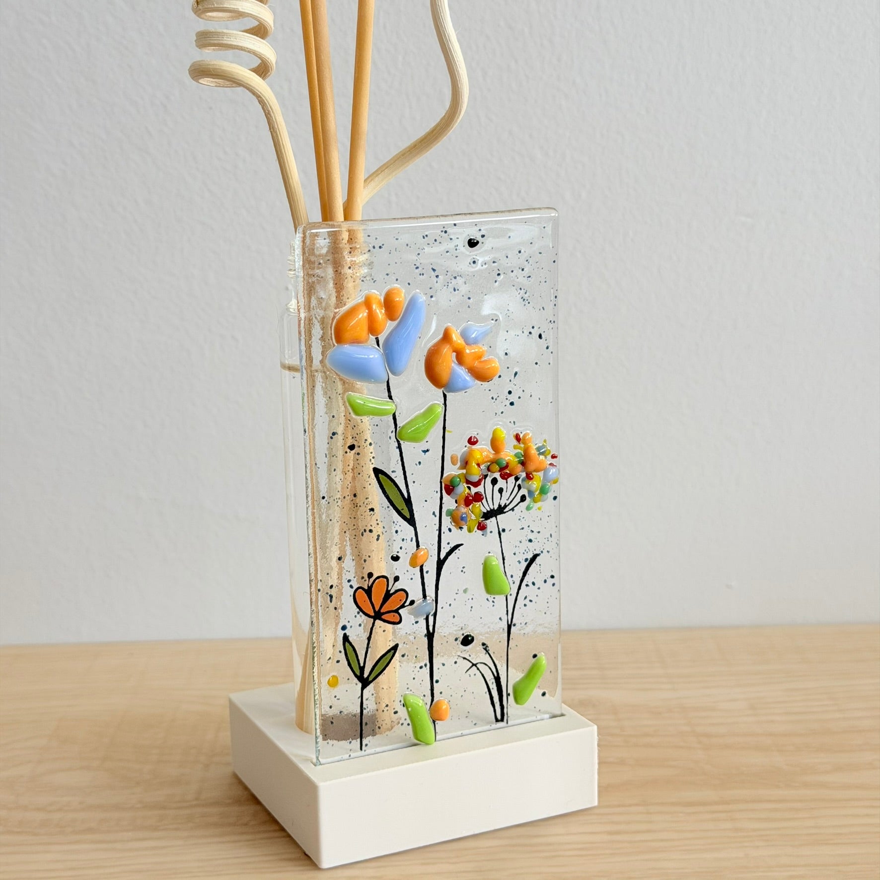 Diffuseur à roseaux -  FLEUR orange