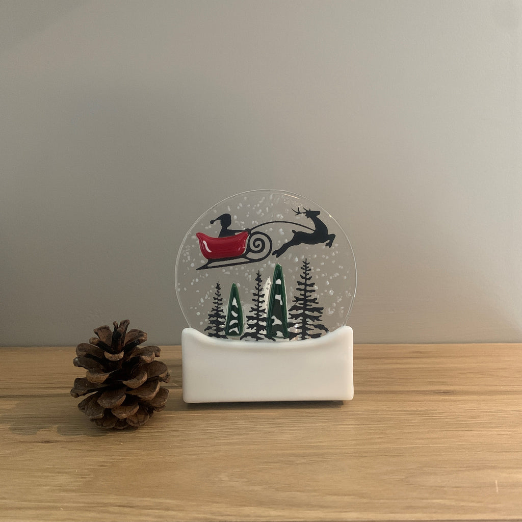 Boule de neige / Snow globe - TRAÎNEAU