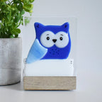 Veilleuse - HIBOU BLEU