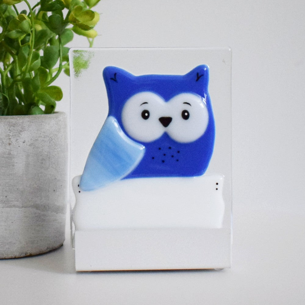 Veilleuse - HIBOU BLEU