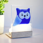 Veilleuse - HIBOU BLEU