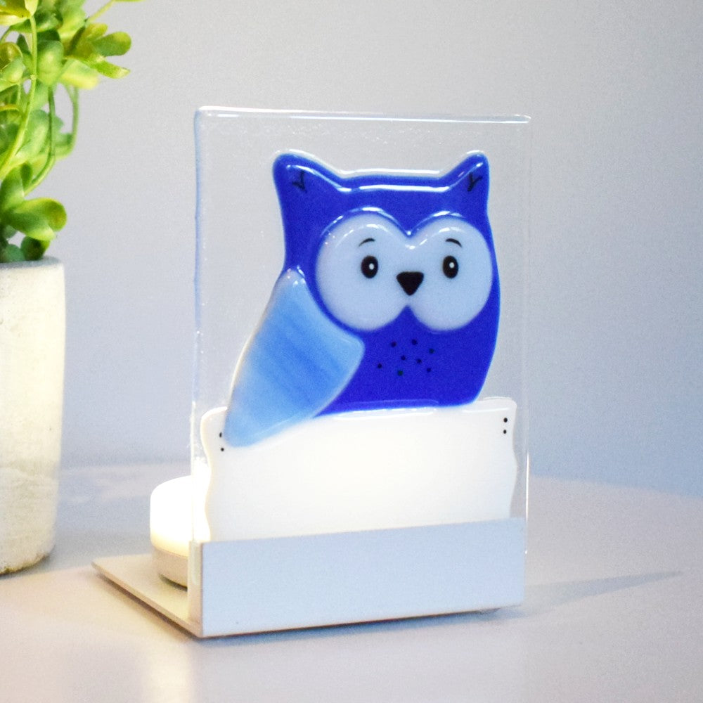 Veilleuse - HIBOU BLEU