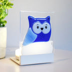 Veilleuse - HIBOU BLEU