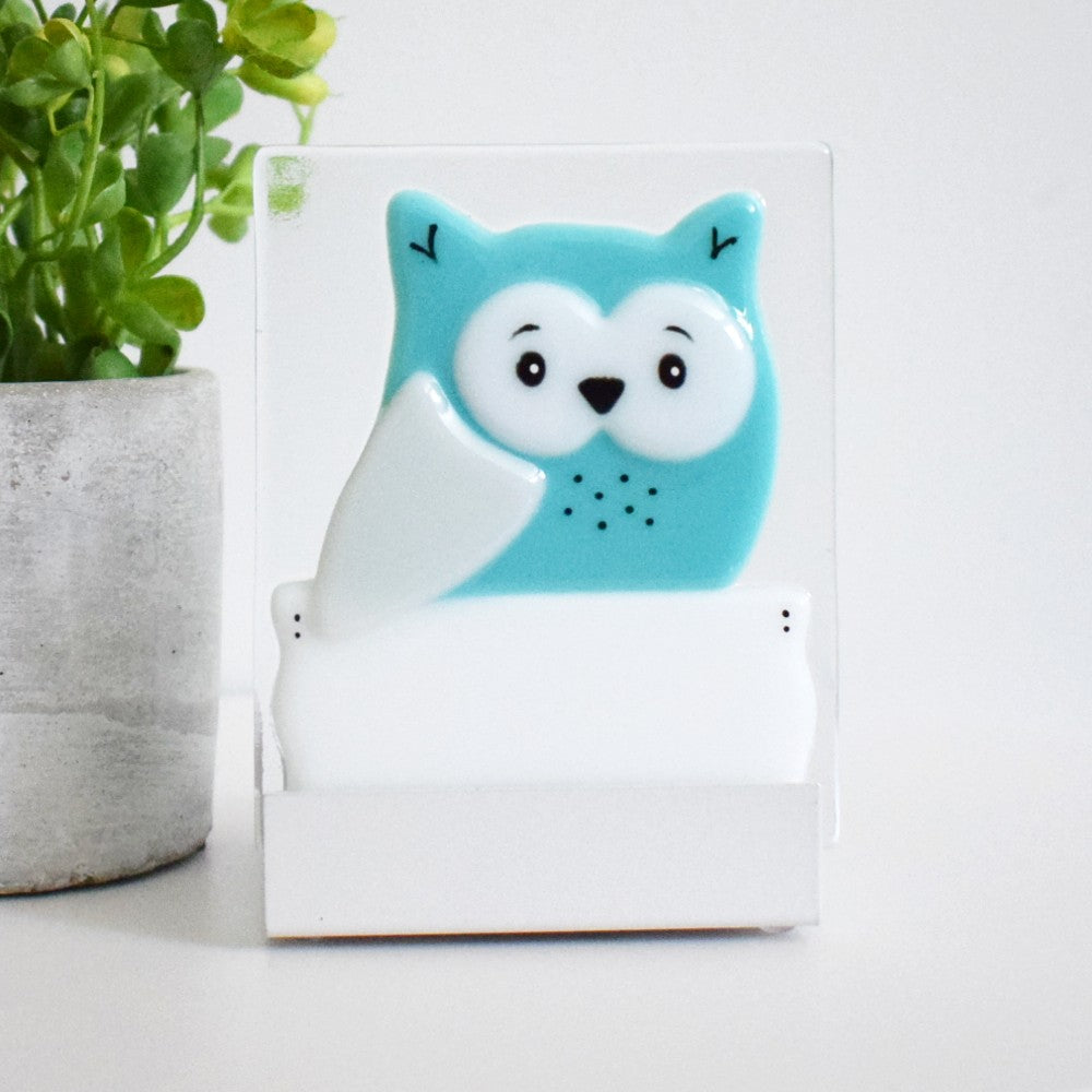 Veilleuse - HIBOU TURQUOISE