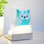 Veilleuse - HIBOU TURQUOISE