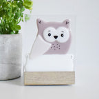 Veilleuse - HIBOU VIEUX ROSE