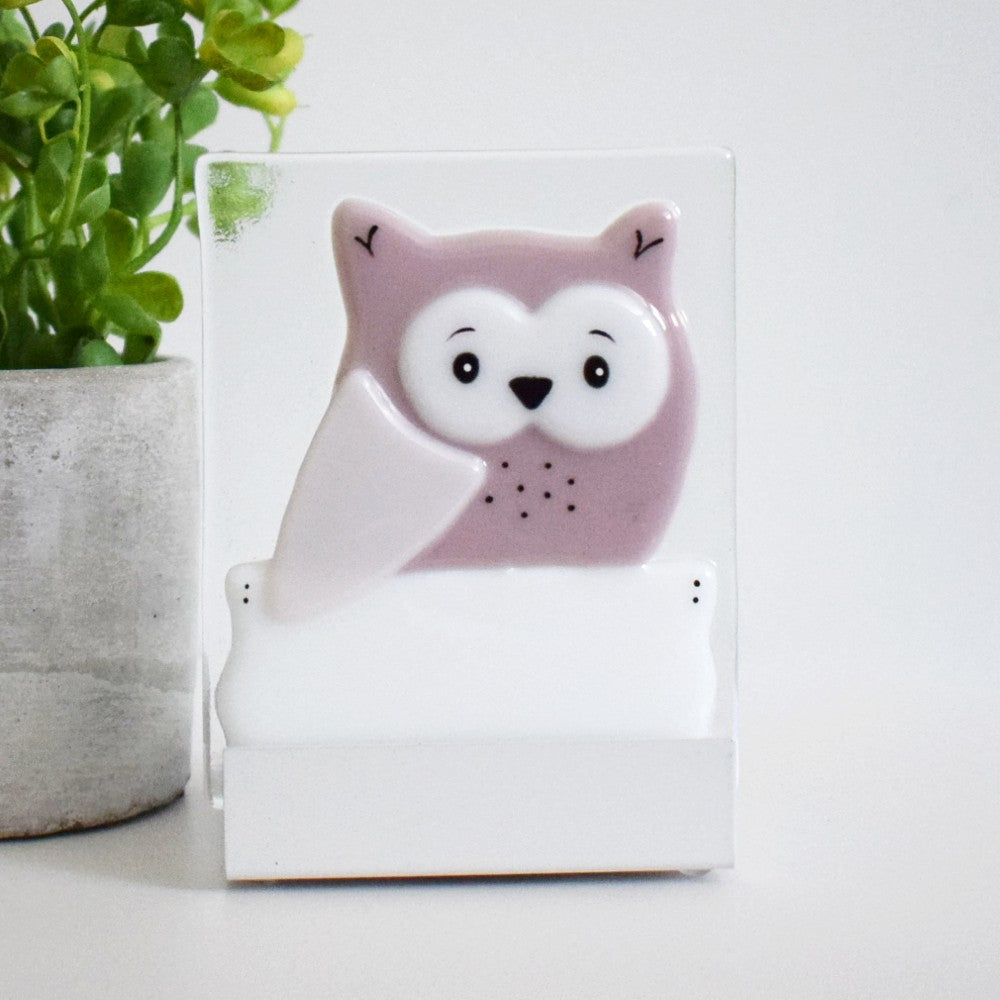 Veilleuse - HIBOU VIEUX ROSE