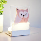 Veilleuse - HIBOU VIEUX ROSE