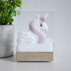 Veilleuse - LICORNE ROSE