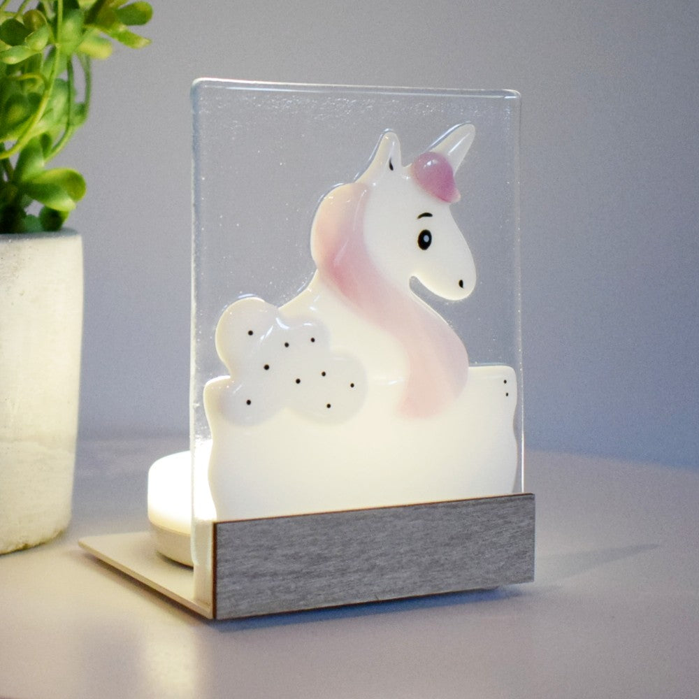 Veilleuse - LICORNE ROSE