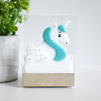 Veilleuse - LICORNE TURQUOISE