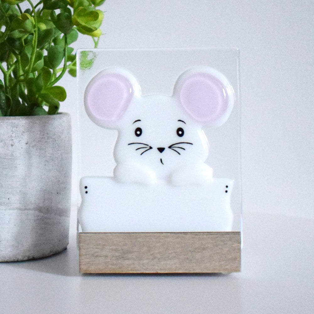 Veilleuse - SOURIS ROSE