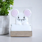 Veilleuse - SOURIS ROSE