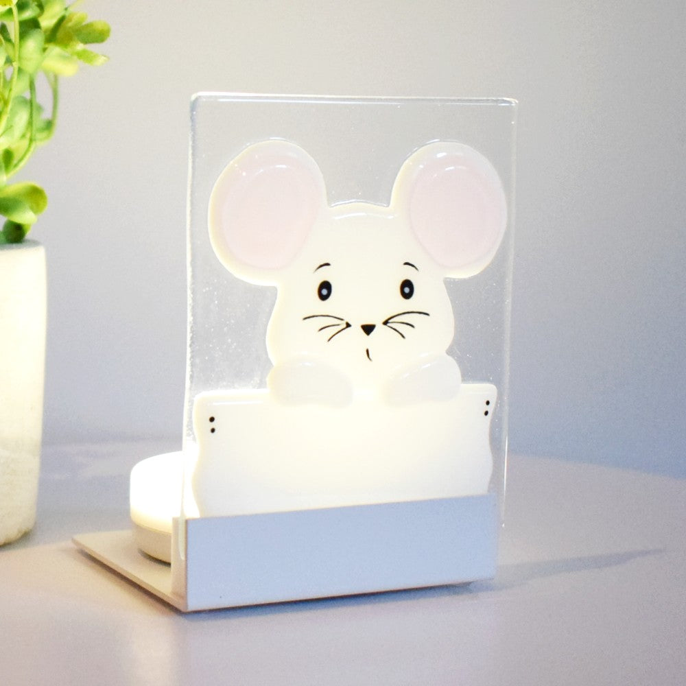 Veilleuse - SOURIS ROSE