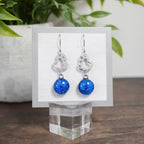 Boucle d'oreille Coeur - Bleu