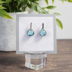 Barre d'oreille - Argent-bleuté