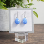 Barre d'oreille - Goutte d'eau Bleu mauve