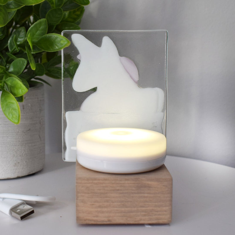 VEILLEUSE - Licorne rose