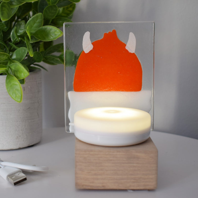 VEILLEUSE - Monstre Rouge-orange